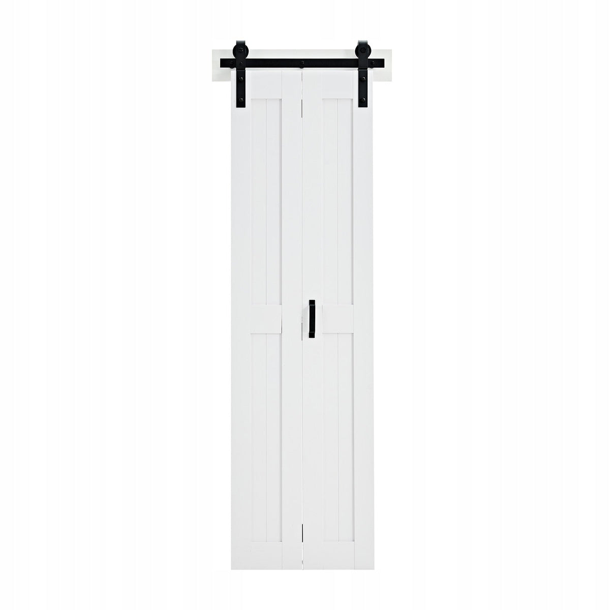 PROFESJONALNE DRZWI PRZESUWNE VEVOR STYLU STODOŁY 609X2134 MM MDF BIAŁE