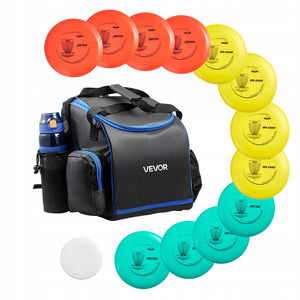 ZESTAW DO DISC GOLFA VEVOR 12 1 PCS DLA POCZĄTKUJĄCYCH Z PLECAKIEM