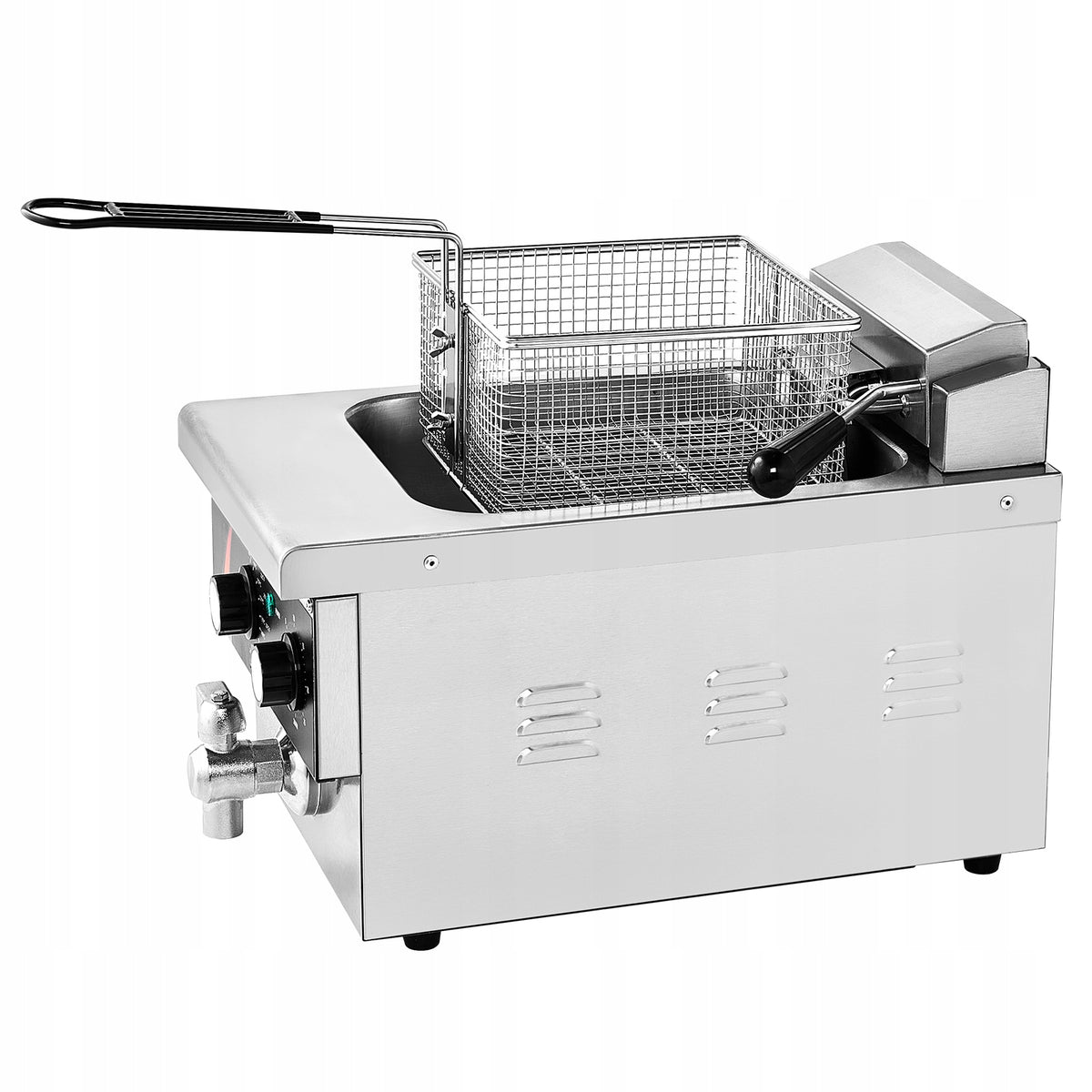 FRYTKOWNICA ELEKTRYCZNA VEVOR 3000W 5.9L KOSZ STAL NIERDZEWNA PROFESJONALNA