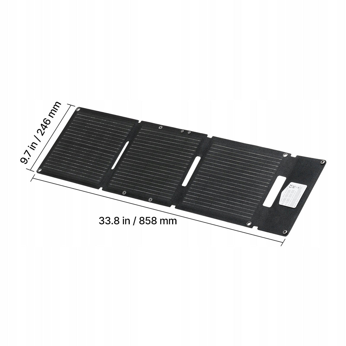 SKŁADANY PANEL SŁONECZNY VEVOR 30W MONOKRYSTALICZNY 16-GNIAZDOWY USB-A