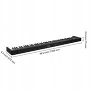 VEVOR SKŁADANE PIANINO 88 KLAWISZY BLUETOOTH MIDI PRZENOŚNE PROFESJONALNE
