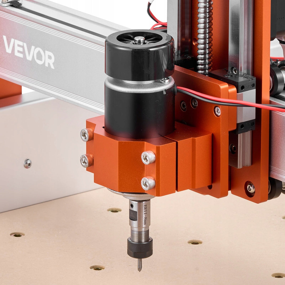 FREZARKA CNC VEVOR 100W WRZECIONO 3-OSIOWA DUŻY OBSZAR 400X400X95MM PREMIUM