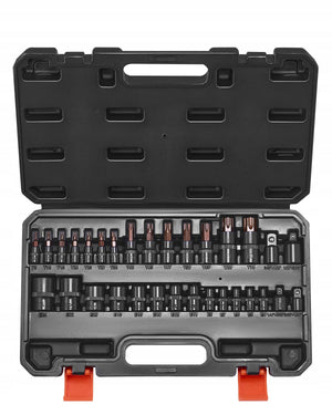 ZESTAW NASADEK WIERTARSKICH TORX VEVOR 31 ELEMENTÓW T8-T70 E4-E24 MOCNY