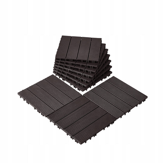 PŁYTKI TARASOWE VEVOR 10 SZT 30X30 CM WODOODPORNE ANTYPOŚLIZGOWE MOCNE