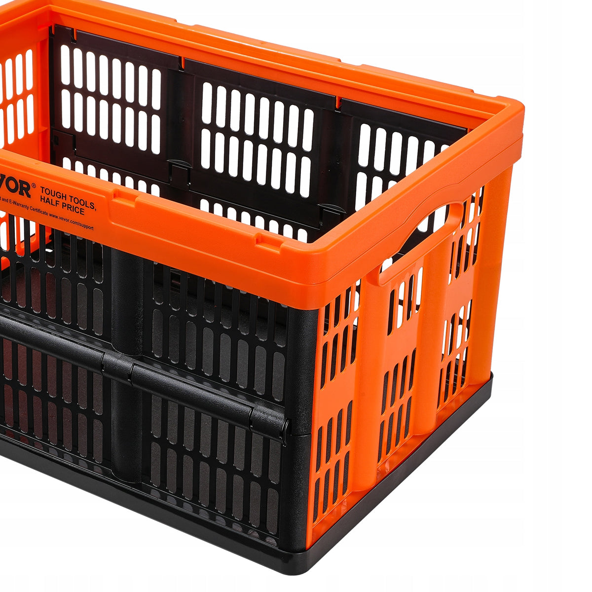VEVOR ZESTAW 3 SKŁADANYCH PUDEŁEK 45L Z PP MOCNY I ERGONOMICZNY CZARNY