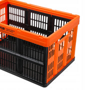 VEVOR ZESTAW 3 SKŁADANYCH PUDEŁEK 45L Z PP MOCNY I ERGONOMICZNY CZARNY