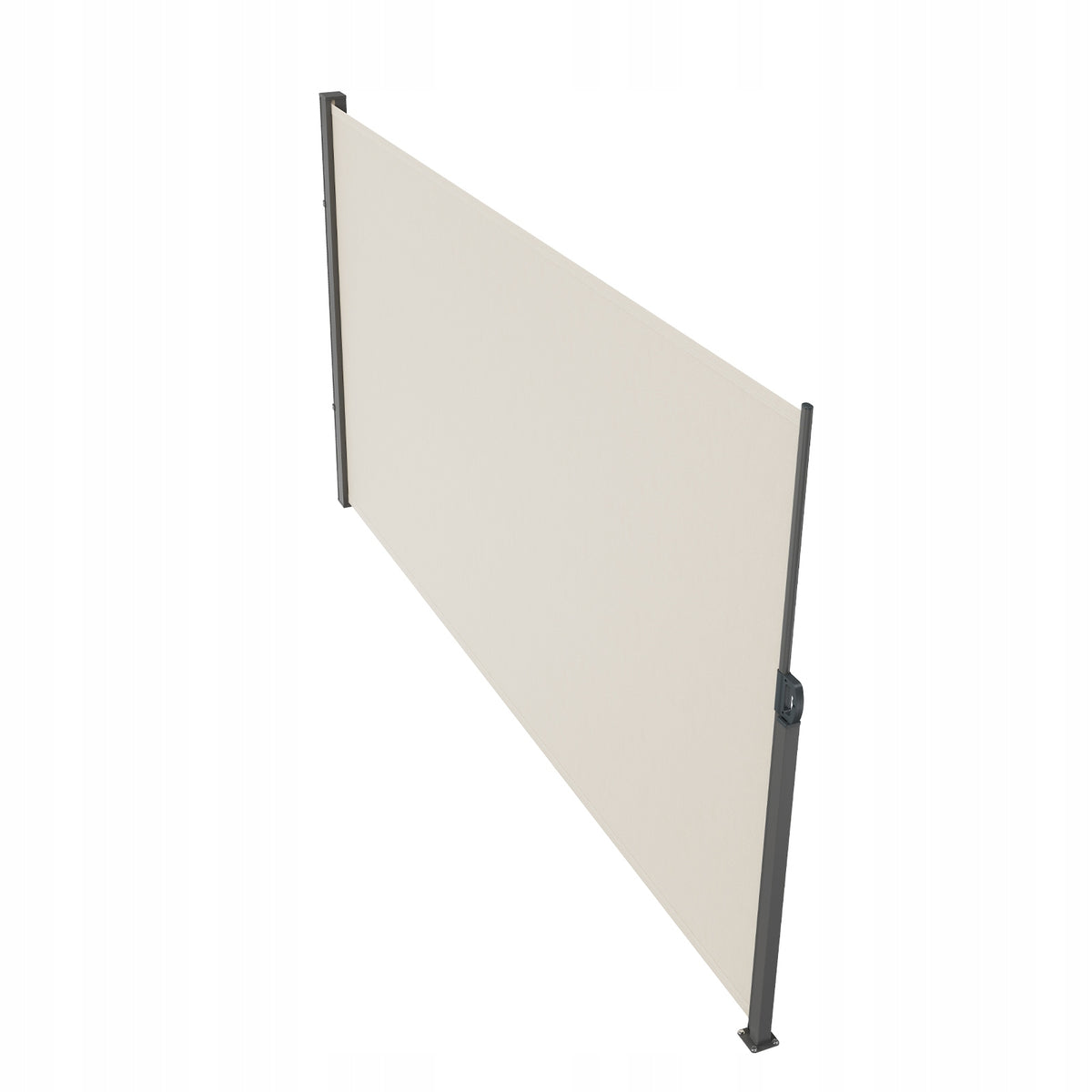 MARKIZA BOCZNA VEVOR 180X350 CM BEŻOWA PREMIUM WYSUWANA PATIO EKRAN SOLIDNA