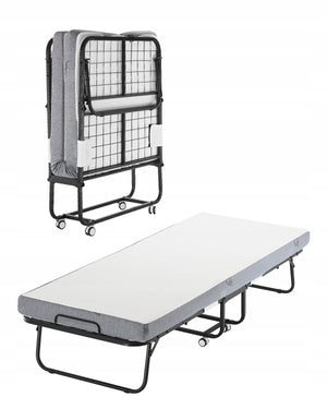 ŁÓŻKO DOSTAWNE VEVOR SKŁADANE Z MATERACEM PIANKOWYM 10 CM 810X1900 MM