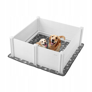 VEVOR PUDEL DLA SZCZENIĄT 122X122X46 CM PLASTIKOWY KOJEC DLA DUŻYCH PSÓW