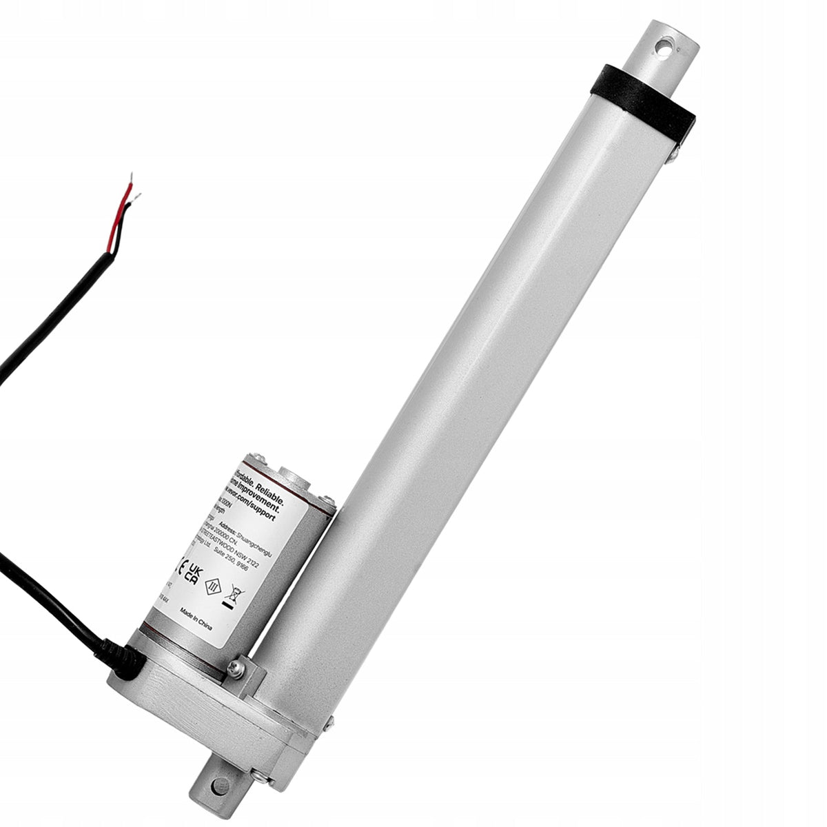MOCNY NAPĘD LINIOWY VEVOR 12 V 203 2 MM 15 MM S IP54 SILNIK LINIOWY PREMIUM