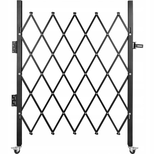 BRAMA ZABEZPIECZAJĄCA VEVOR 108X132 CM SKŁADANA MOCNA STALOWA ZAMEK NA