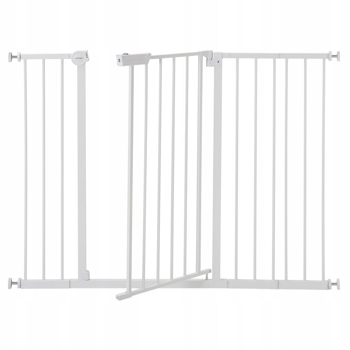 BRAMKA SCHODOWA VEVOR BABY GATE REGULOWANA 65-121 9 CM WYSOKA 91 4 CM BIAŁA