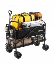 VEVOR SKŁADANY WÓZEK RĘCZNY TRANSPORTOWY 112X56X80 CM MOCNY 450L