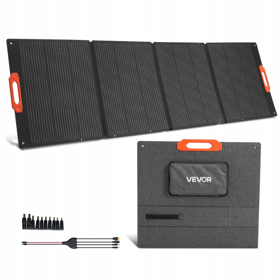 VEVOR MONOKRYSTALICZNY PANEL SŁONECZNY 300W SKŁADANY IP67 MOCNY ŁADOWARKA
