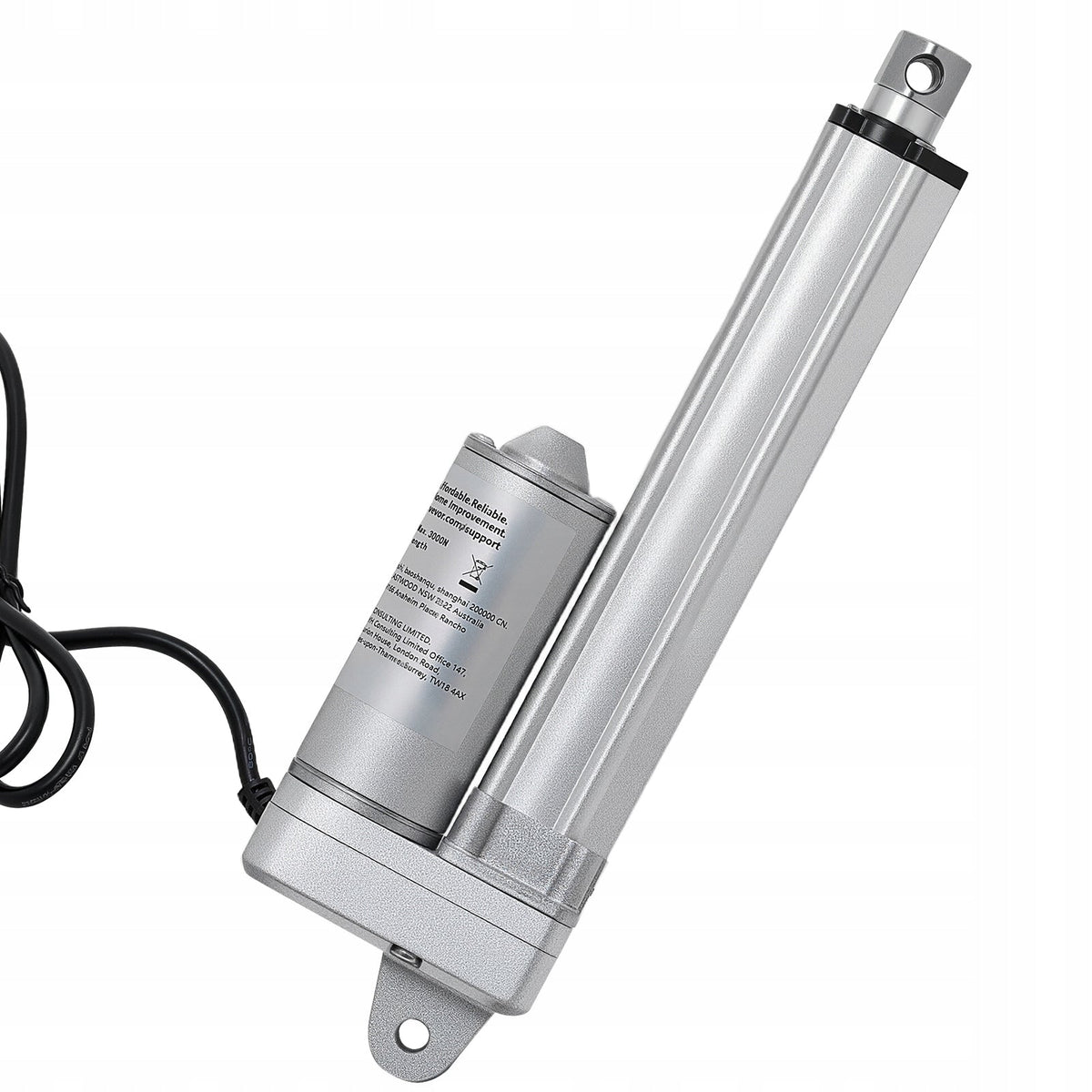 SIŁOWNIK LINIOWY VEVOR 12V IP65 3000N 101.6MM MOCNY SOLIDNY WODOODPORNY