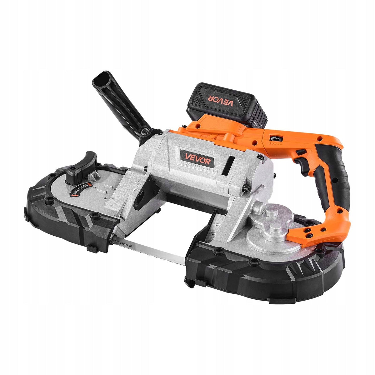 VEVOR 20V AKUMULATOROWA PIŁA TAŚMOWA 127X115MM MOCNY SILNIK BEZSZCZOTKOWY