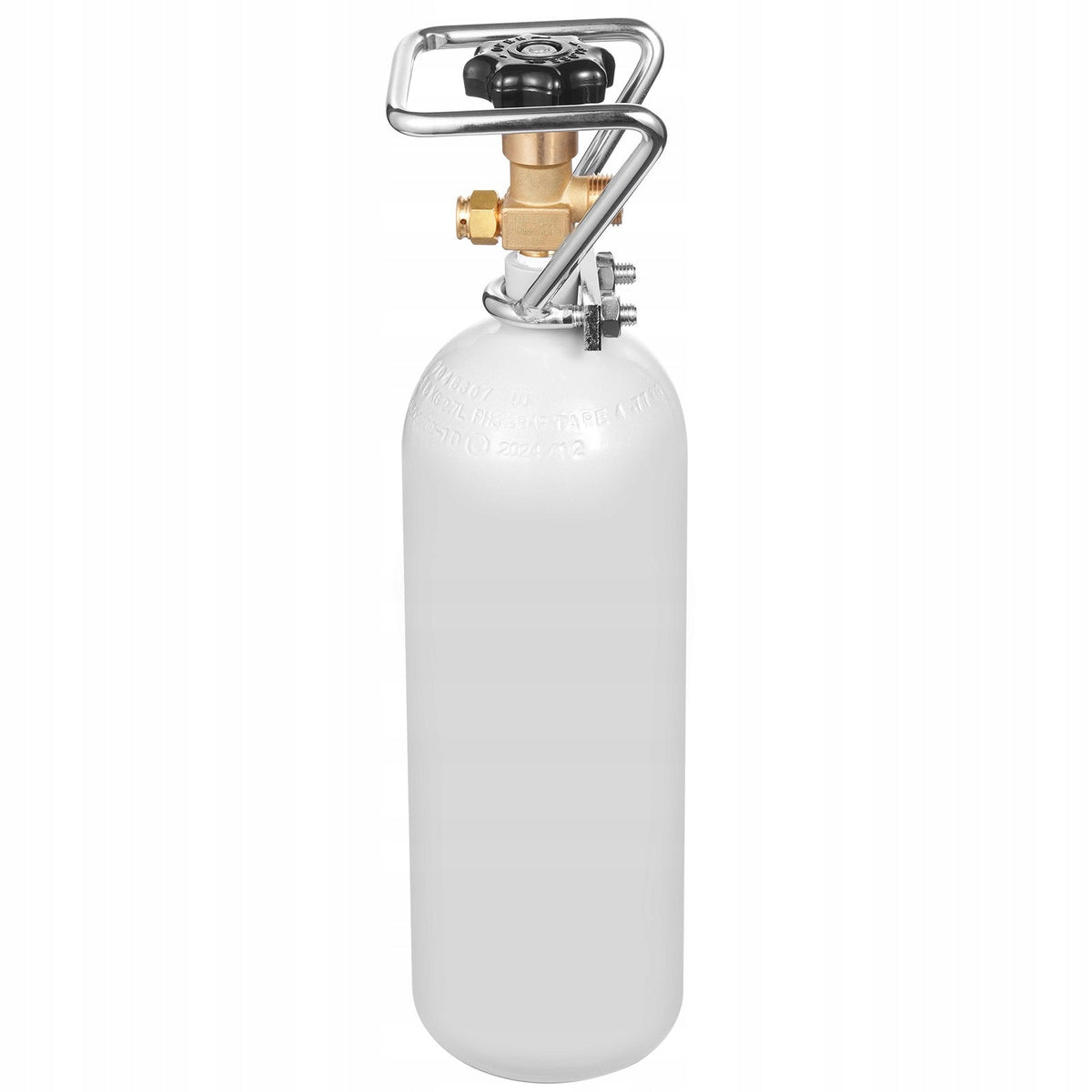 BUTLA CO2 VEVOR 2 KG STAL STOPOWA SZARA ZAWÓR MOSIĘŻNY NAJLEPSZA