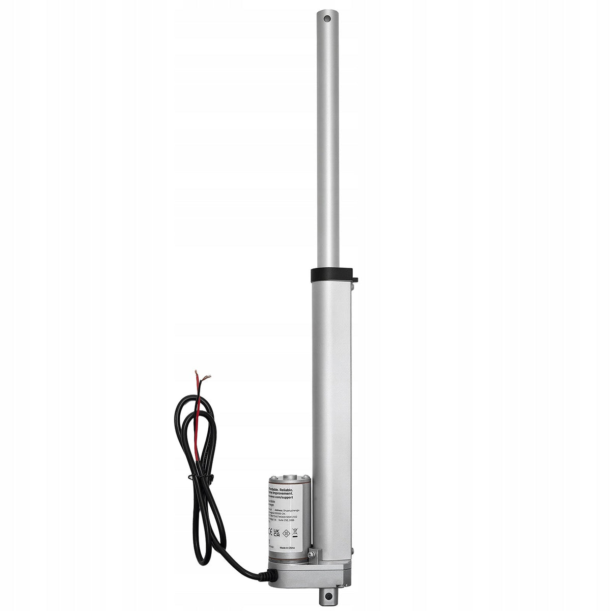 MOCNY NAPĘD LINIOWY VEVOR 12 V 203 2 MM 15 MM S IP54 SILNIK LINIOWY PREMIUM