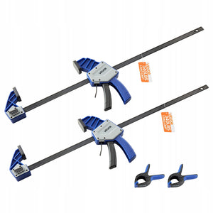 ZESTAW 2 ŚCISKÓW STOLARSKICH VEVOR 60.96 CM MOCNY ZACISK F QUICK-GRIP