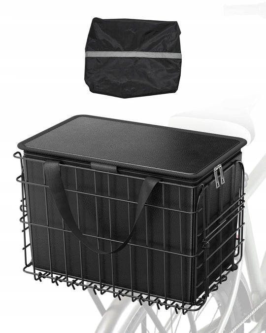 VEVOR SKŁADANY TYLNY KOSZYK ROWEROWY 340X210X225 MM MOCNY I TRWAŁY