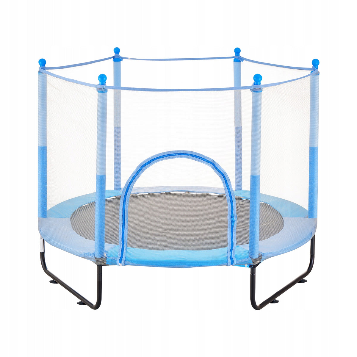 VEVOR TRAMPOLINA DZIECIĘCA 60 CALI ZEWNĘTRZNA MINI Z SIATKĄ I KOSZYKÓWKĄ