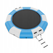 VEVOR NADMUCHIWANA TRAMPOLINA WODNA 13FT Z DRABINKĄ POMPA 600W PREMIUM