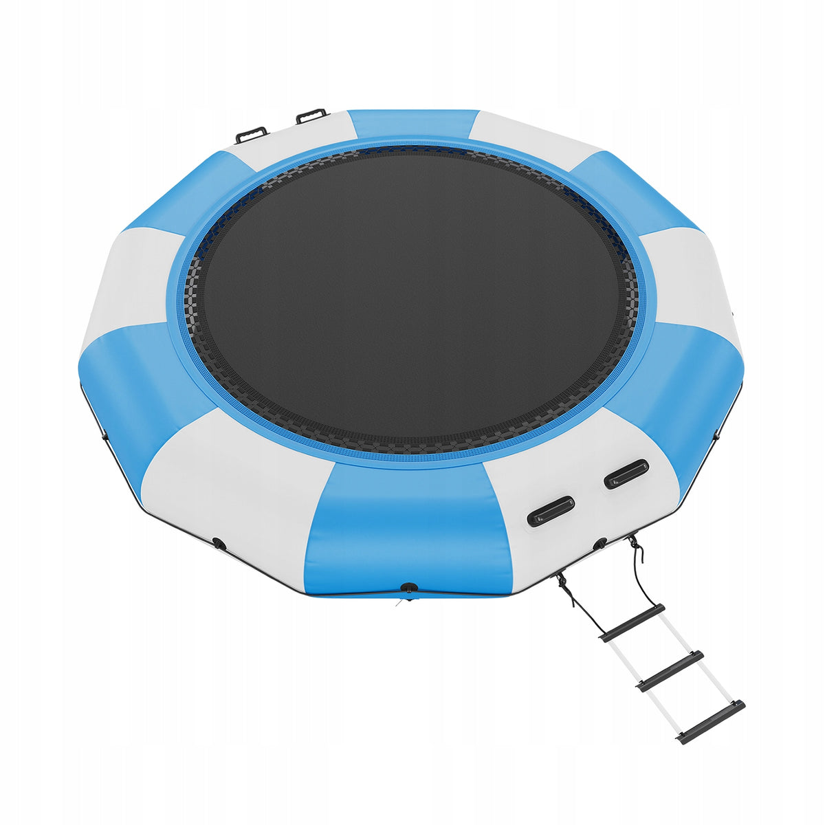 VEVOR NADMUCHIWANA TRAMPOLINA WODNA 13FT Z DRABINKĄ POMPA 600W PREMIUM
