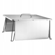 POKRYWA PALENISKA VEVOR 645X645X370 MM STAL NIERDZEWNA DEFLEKTOR CIEPŁA