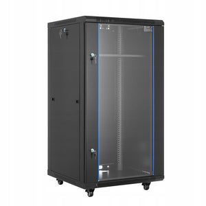 VEVOR SZAFA SIECIOWA 22U 600MM GŁĘBOKOŚĆ MOCNA NOŚNOŚĆ 136KG SZAFA RACK