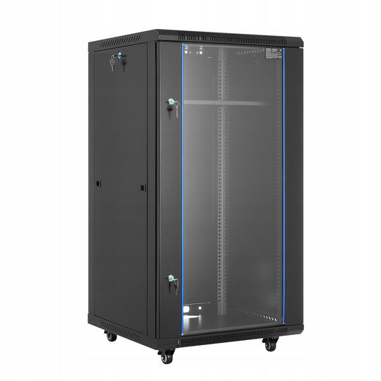 VEVOR SZAFA SIECIOWA 22U 600MM GŁĘBOKOŚĆ MOCNA NOŚNOŚĆ 136KG SZAFA RACK