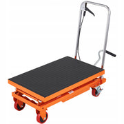 PROFESJONALNY WÓZEK PALETOWY HYDRAULICZNY VEVOR TFD15 150KG 127CM 4 KOŁA