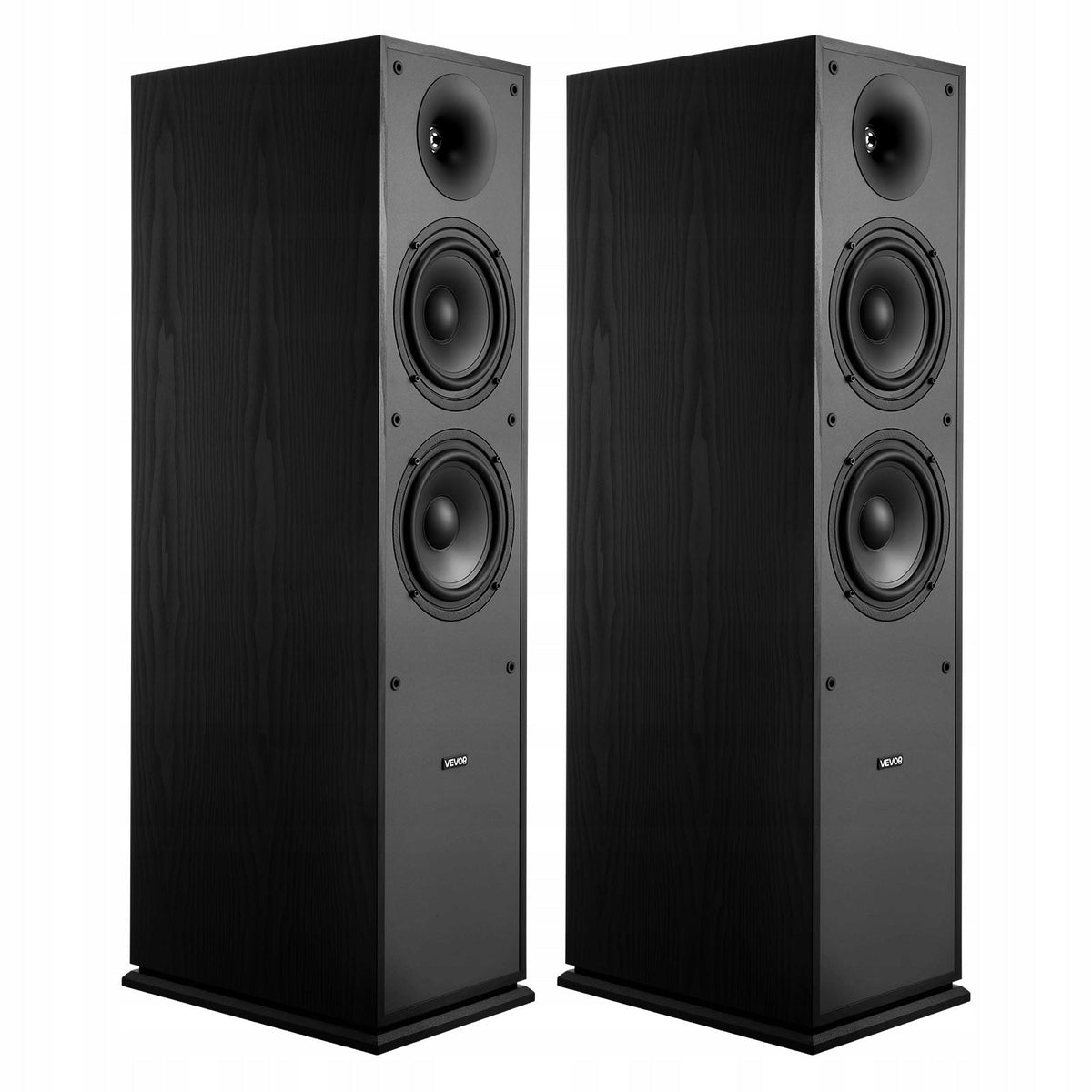 VEVOR PASYWNE 2-DROŻNE KOLUMNY WOLNOSTOJĄCE 400W MDF 1 CAL GŁOŚNIK