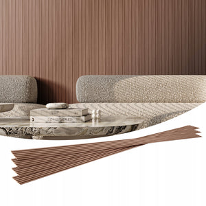 ZESTAW 8 PANELI AKUSTYCZNYCH VEVOR 2450X166MM SZARY DĄB MOCNY I STYLIZOWANY