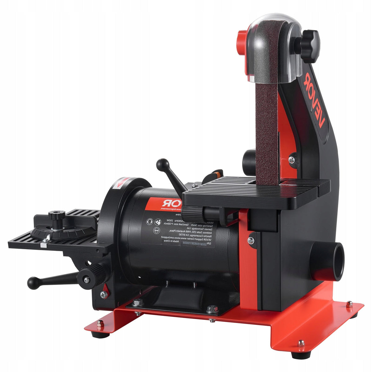 PROFESJONALNA SZLIFIERKA TAŚMOWA I TARCZOWA VEVOR 250W 127MM 25X762MM