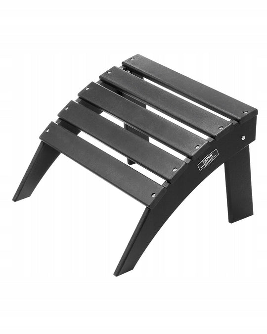 PODNÓŻEK DO KRZESŁA ADIRONDACK VEVOR SKŁADANY HDPE 475X500X330MM CZARNY