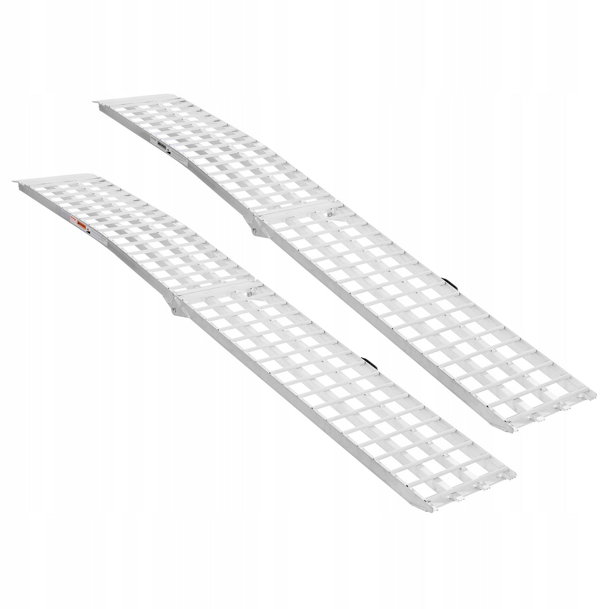 RAMPA ALUMINIOWA VEVOR 2-CZĘŚCIOWA MOCNA NOŚNOŚĆ 907 KG SKŁADANA Z PASKAMI