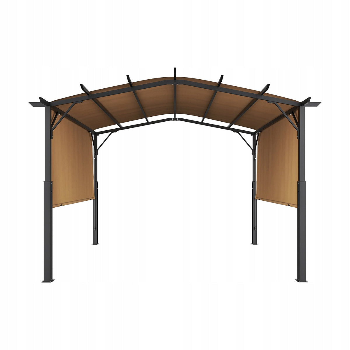 PERGOLA VEVOR 3X3 M ŁUKOWA ALTANA OGRODOWA ZADASZENIE WODOODPORNE SOLIDNA
