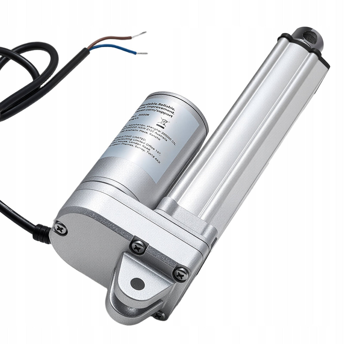 SIŁOWNIK LINIOWY VEVOR 12V IP65 3000N 101.6MM MOCNY SOLIDNY WODOODPORNY