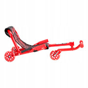 VEVOR DRIFTER TRIKE HULAJNOGA TRÓJKOŁOWA 60 KG REGULOWANA MOCNA CZERWONA