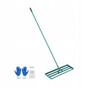 PROFESJONALNE GRABIE DO TRAWNIKÓW VEVOR 914X254 MM Z PODSTAWĄ DO