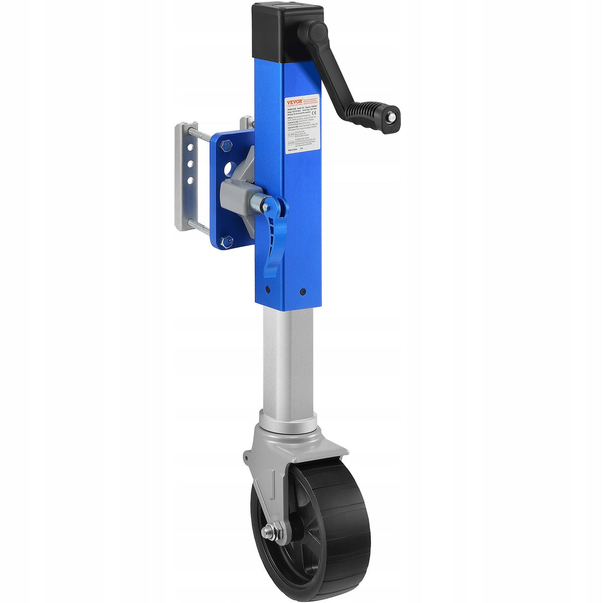 PODNOŚNIK PRZYCZEPY VEVOR 725 KG OBROTOWY KOŁO PP ERGONOMICZNY UCHWYT