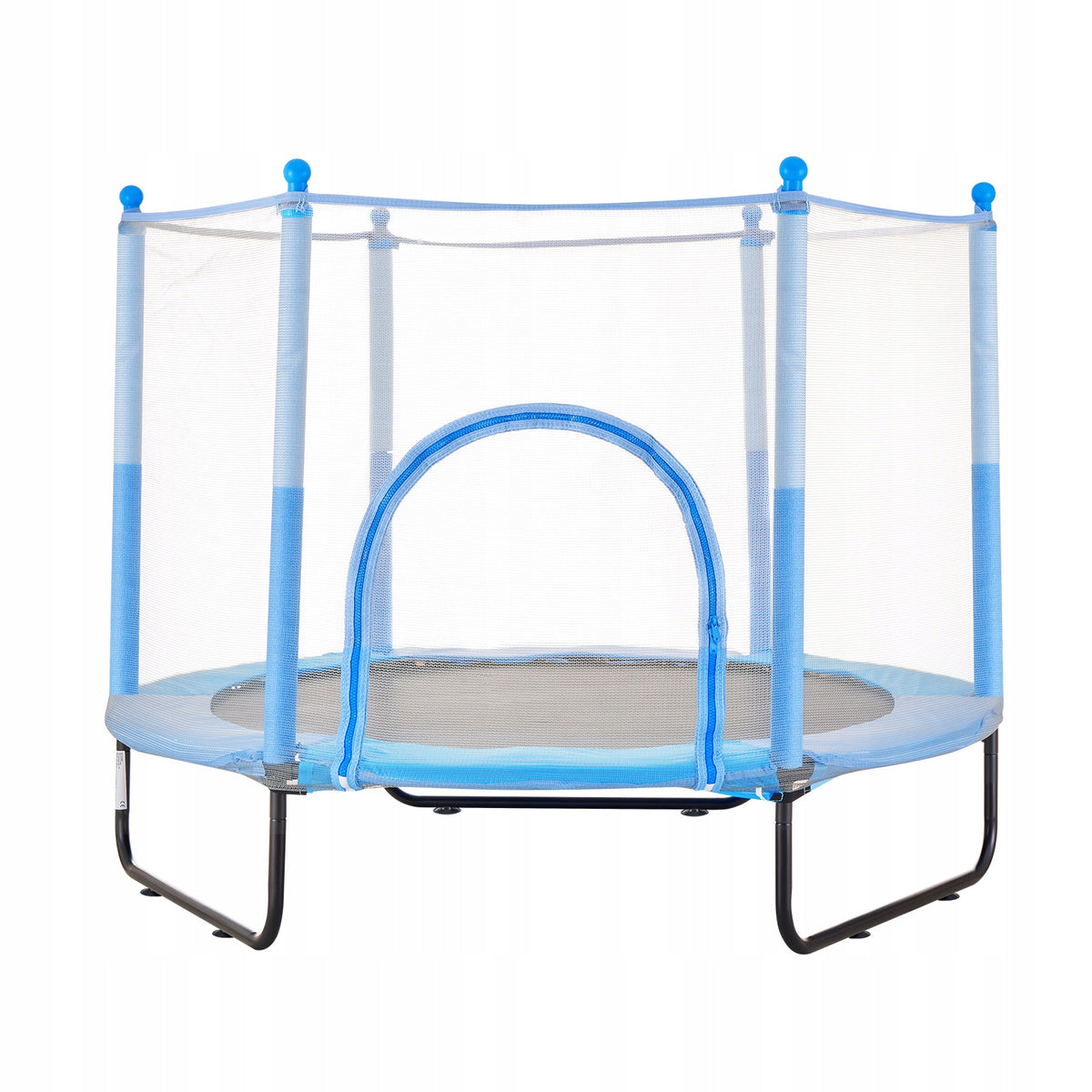 VEVOR TRAMPOLINA DZIECIĘCA 60 CALI ZEWNĘTRZNA MINI Z SIATKĄ I KOSZYKÓWKĄ