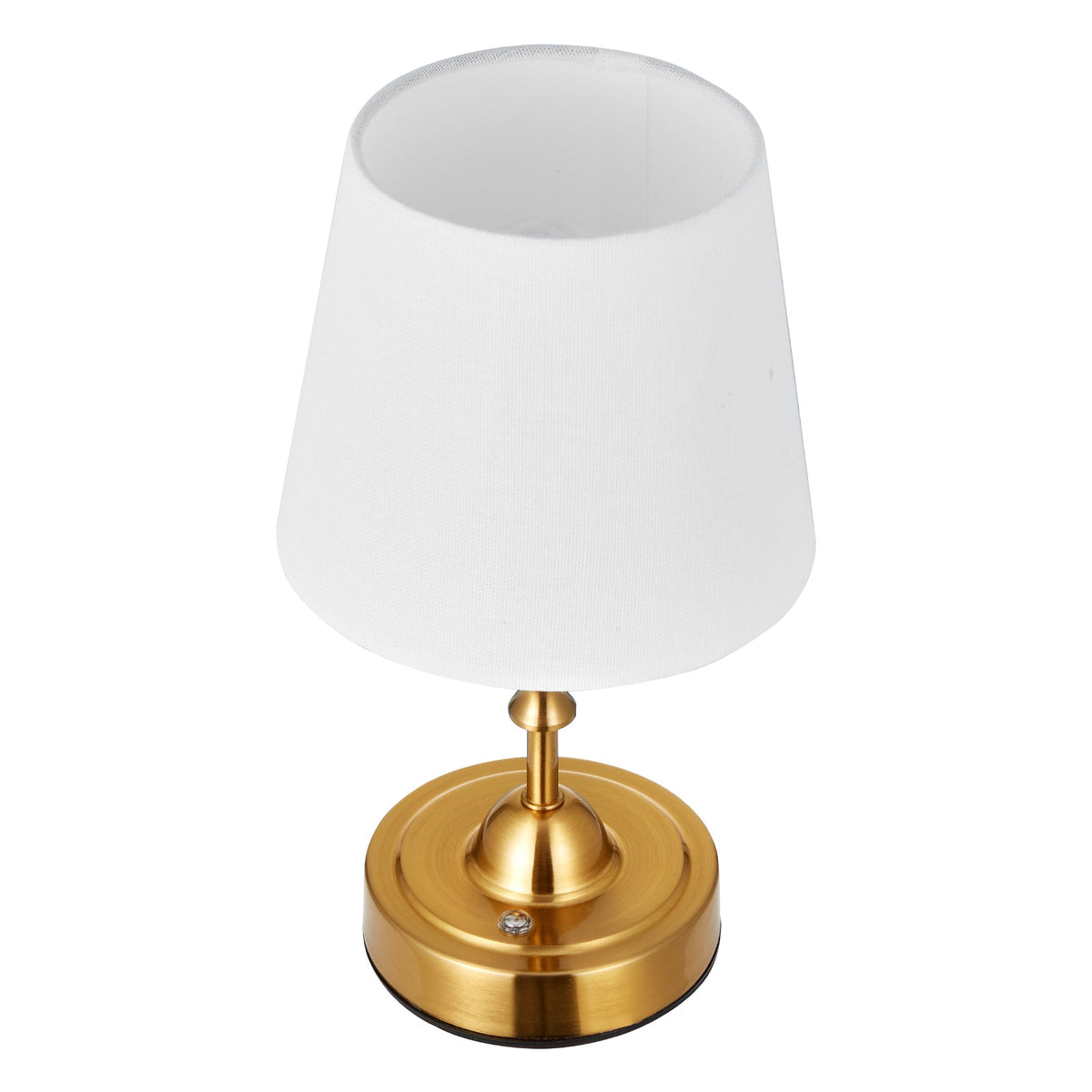 VEVOR BEZPRZEWODOWA LAMPA STOŁOWA Z TKANINOWYM KLOSZEM 3 POZIOMY JASNOŚCI