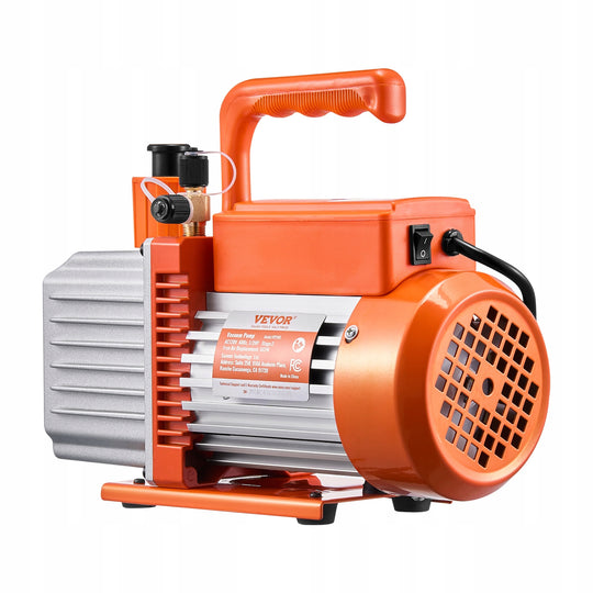VEVOR DWUSTOPNIOWA POMPA PRÓŻNIOWA 6 CFM 370W DO HVAC R134A R22 R410A
