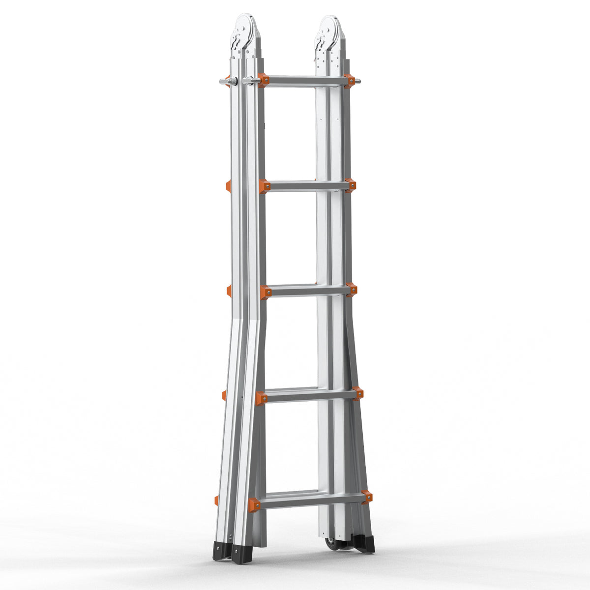 PROFESJONALNA DRABINA TELESKOPOWA VEVOR A FRAME ALUMINIOWA 6M 150KG