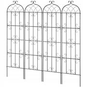 VEVOR PODPORA DO ROŚLIN PNĄCYCH 4 METALOWE KRATKI 51X220 CM SOLIDNA