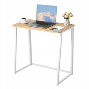 VEVOR MAŁE BIURKO SKŁADANE 80X48 CM BLAT DREWNIANY STABILNE SKŁADANE BIURKO