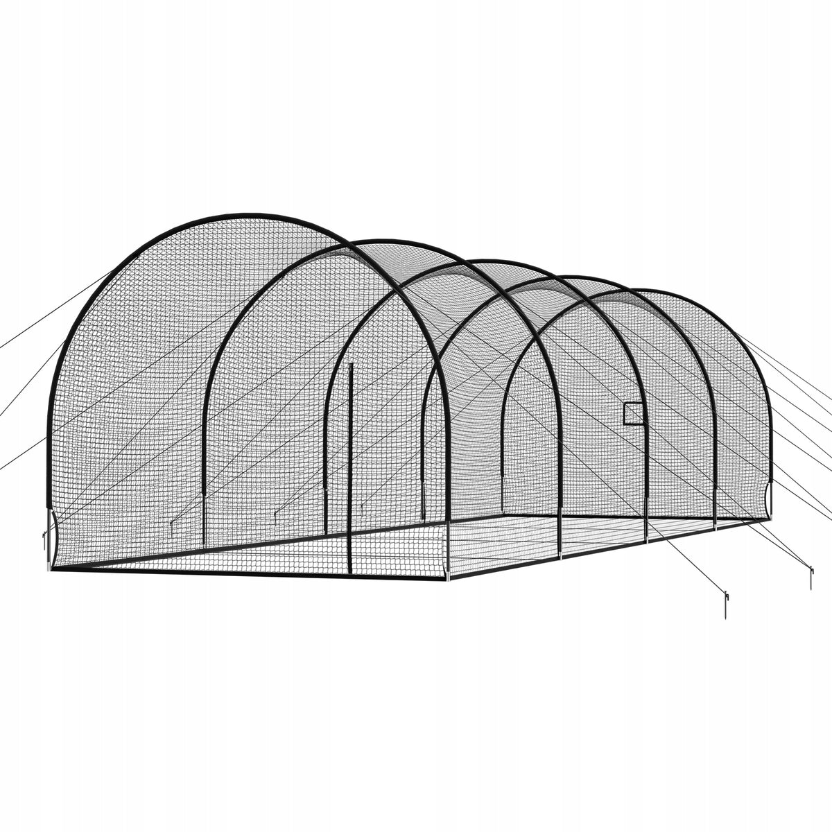 SIATKA DO KLATKI BASEBALL VEVOR 1220X370X305 CM PROFESJONALNA MOCNA