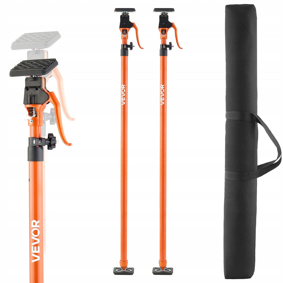 VEVOR JEDNORĘCZNY WSPORNIK SUFITOWY TELESKOPOWY 2 SZT 125-291 CM MOCNY