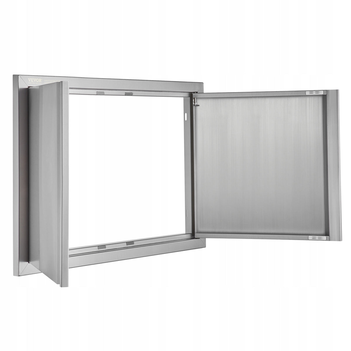 DRZWI DOSTĘPOWE DO GRILLA VEVOR 774X532 MM PODWÓJNE STAL NIERDZEWNA PREMIUM